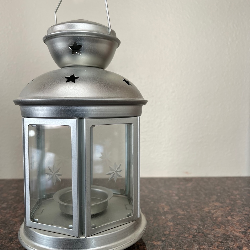 IKEA vintage Rotera lantern. Use with candle or tea candle. Indoor or outdoor